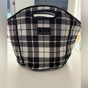 Scout Monochrome Checkered Tote
